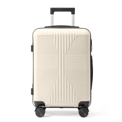 Alt View 2. Winado - 20" Hardshell Carry On Luggage with Spinner Wheels Lightweight PP Hardside Small Suitcase with Built-in Lock - White.