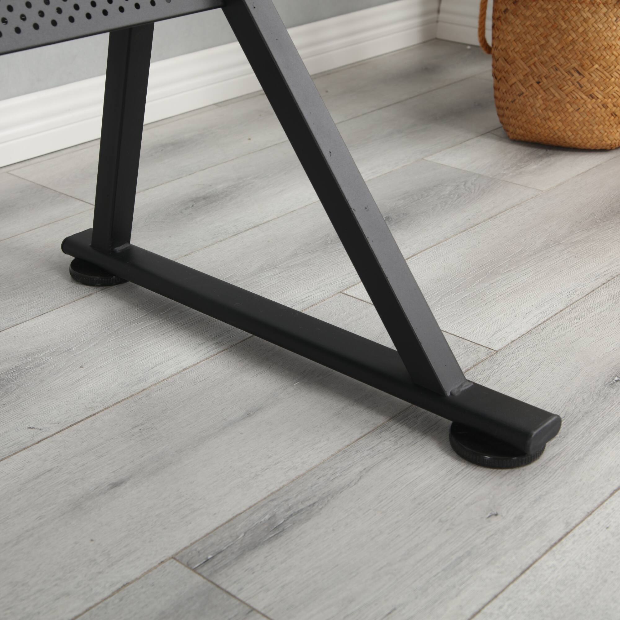 Alt View 5. GOODSILO - Professional Adjustable Drafting Table with Storage Drawers and Stool for Artists and Students - Black.