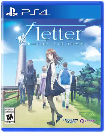 PS4™
Root Letter Last Answer
MATURE 17+ JEUNES ADULTES 17+
ESRB
KADOKAWA GAMES
pqube - M (Mature 17+)