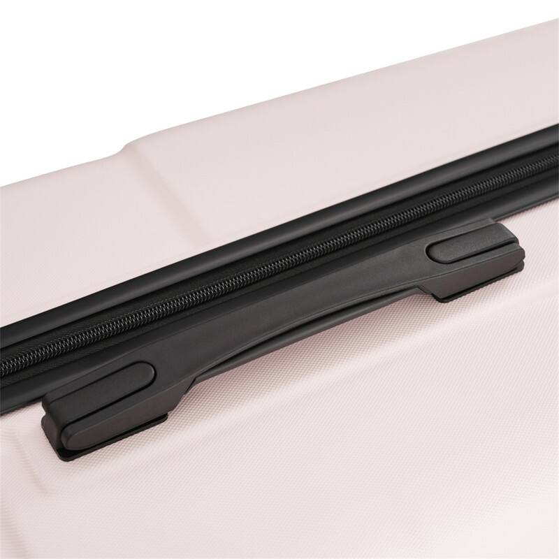 Alt View 4. HTUTWOO - Hardshell Luggage -6 Piece with 2 Bags,Carry on Suitcase with Handle Password Lock,Double Spinner Wheels,16"/20"/24"/28" - Light Pink.