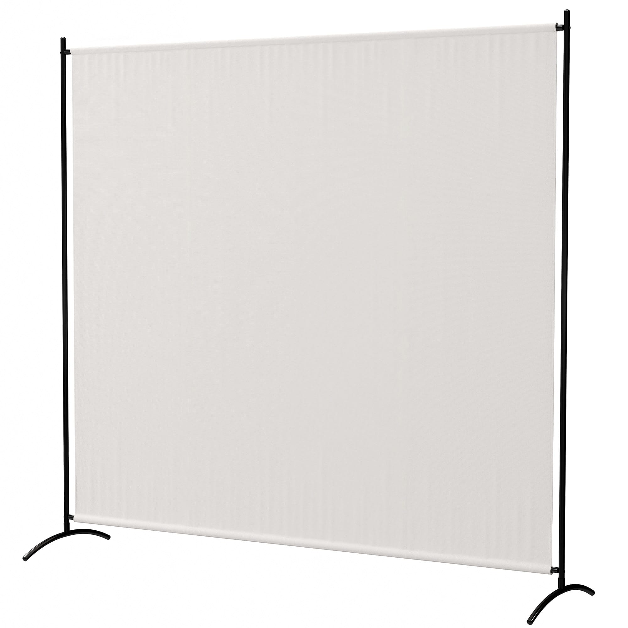 Outsunny - Privacy Screen, 5.9FT Tall Room Divider with UPF30+ Protection - Beige