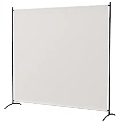 Front. Outsunny - Privacy Screen, 5.9FT Tall Room Divider with UPF30+ Protection - Beige.