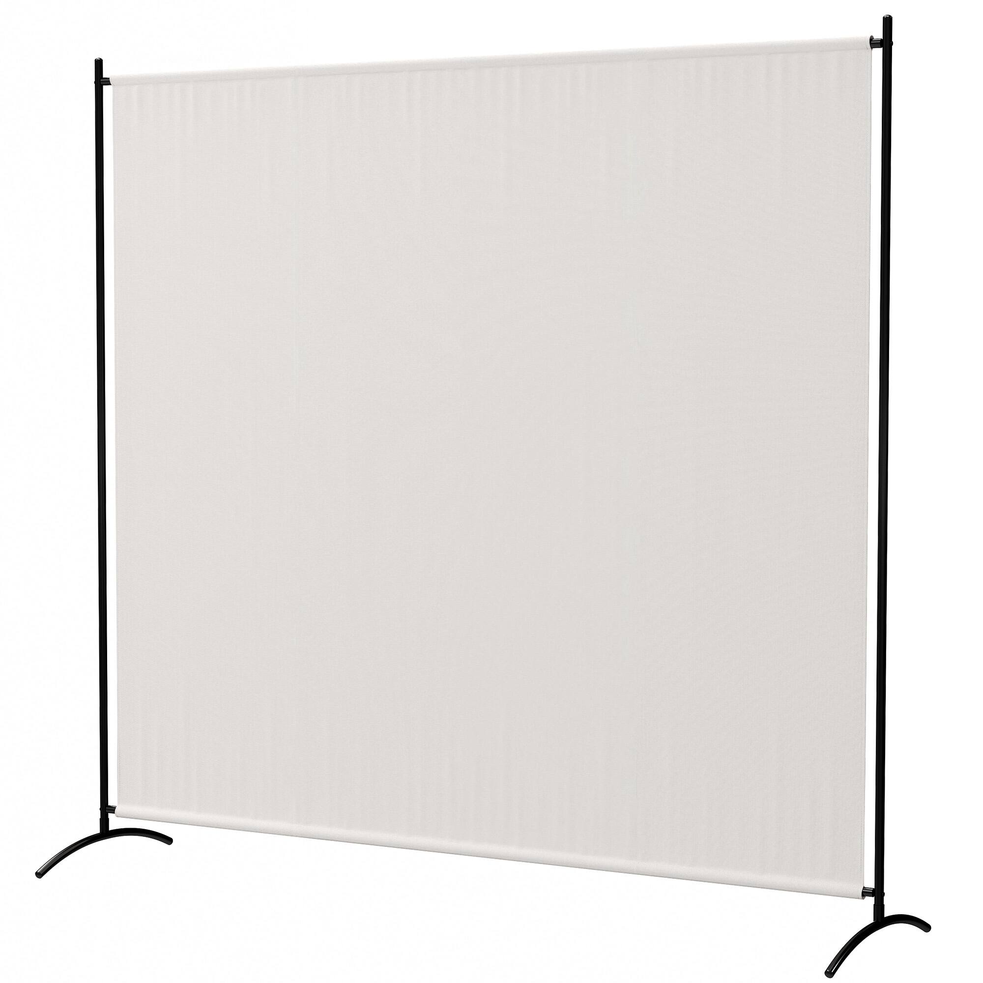 Front. Outsunny - Privacy Screen, 5.9FT Tall Room Divider with UPF30+ Protection - Beige.