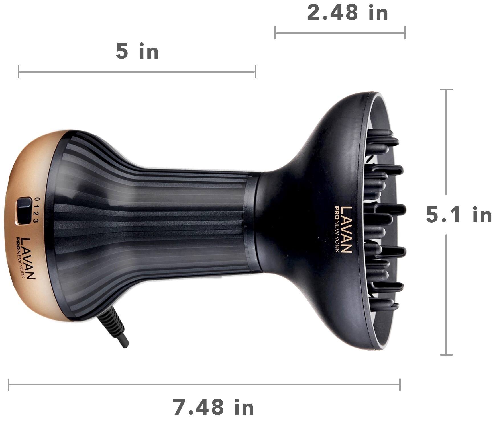 - 2.48 in
- 5 in
- 5.1 in
- 7.48 in

PRONEW YORK
LAVAN