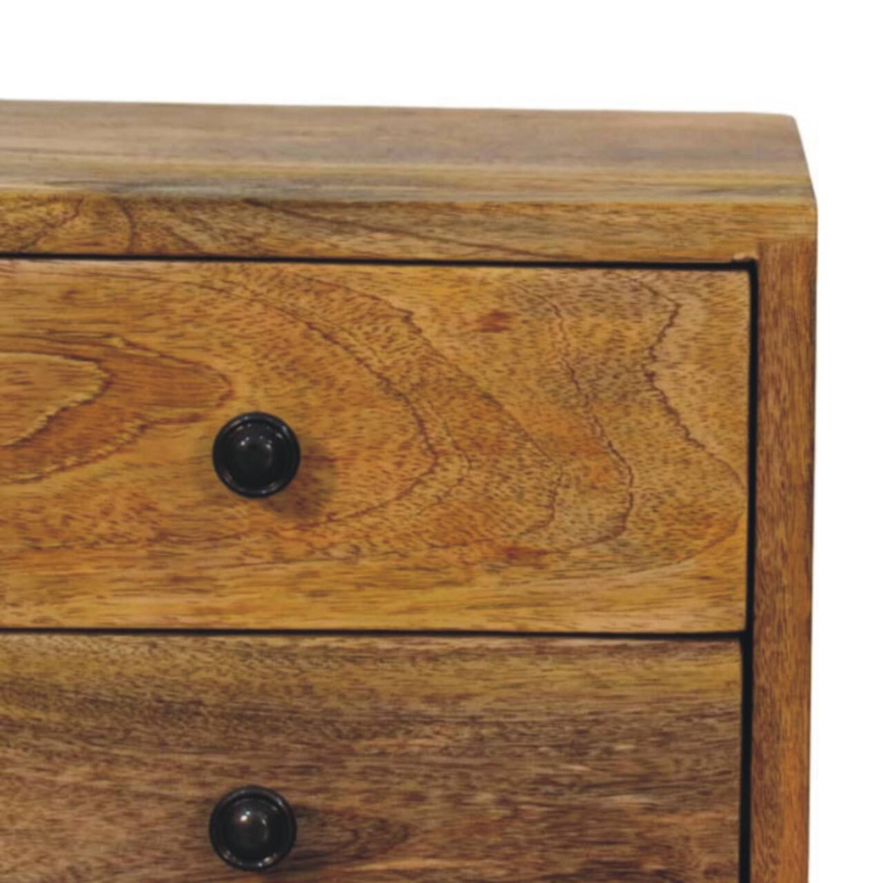 Alt View 2. Artisan Furniture - Artisan Furniture Solid Wood Solis 2-Drawer Oak-ish Wall Mounted Nightstand - Oak.