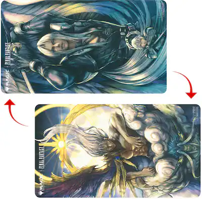 Ultra PRO Magic: The Gathering Final Fantasy Sephiroth, Fabled Solder/Sephiroth, One Winged Angel Double Sided Playmat 38757 - Best Buy Ultra PRO Magic: The Gathering Final Fantasy Sephiroth, Fabled Solder/Sephiroth, One Winged Angel Double Sided Playmat 38757 - Best Buy