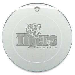 Jardine - Memphis Tigers 3'' Glass Round Ornament - Multicolor