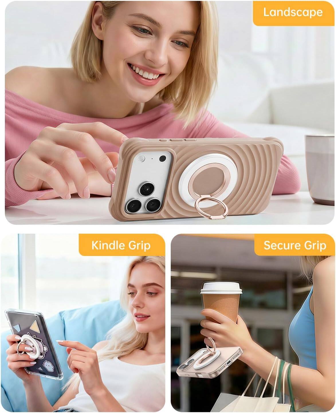 Landscape  
Kindle Grip  
Secure Grip