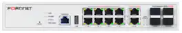 Fortinet - FortiSwitch 110G-FPOE 10-Port Multi-Gig PoE Switch with 4 10G SFP+, 200W (FS-110G-FPOE)