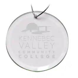 Jardine - Kennebec Valley Community College 3'' Round Glass Ornament - Multicolor