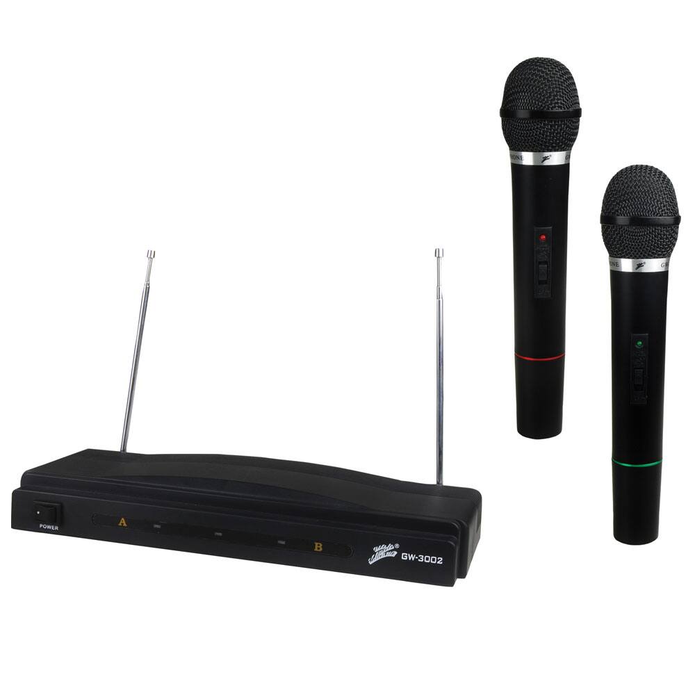 Zebra - Professional Wireless Dual Microphone System - Black