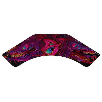 Front. Arozzi - Arozzi Arena Angelo Desk Pad - Crawling Chaos - Crawling Chaos.