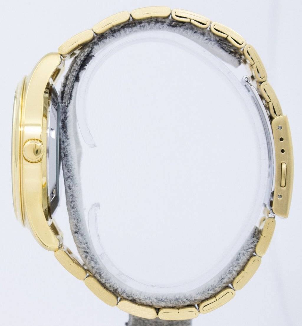Left. Seiko - Automatic Japan Made SNKN96 SNKN96J1 SNKN96J Men's Watch - Gold.