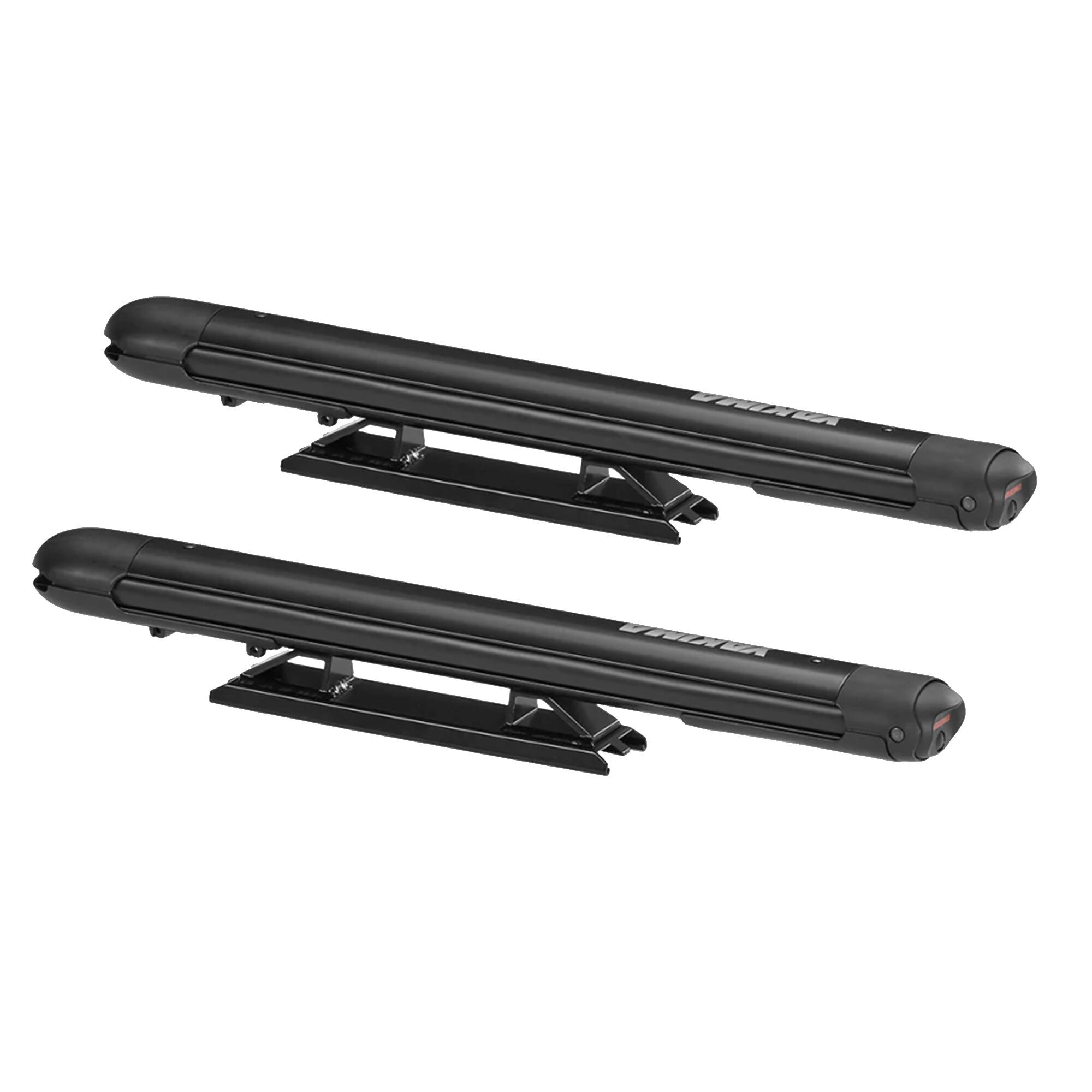 Front. Yakima - Yakima EXO SnowBank 5 Ski or 4 Snowboard Universal Mount Travel Roof Rack, Black - Black.