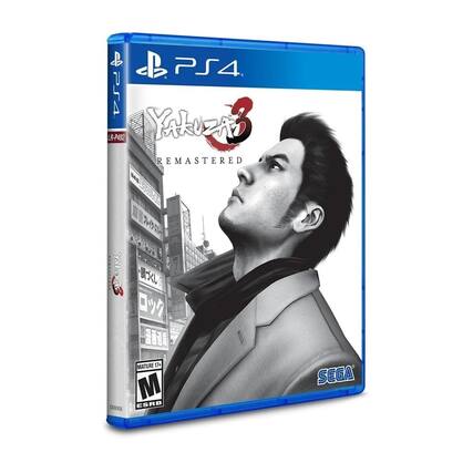 d B PS4 PS4 LR-P492 Yakuza 3 REMASTERED S 15 23 A ! Yakuza 25 MATURE 17+ M XXXXXXX ESRB SEGA - M (Mature 17+)