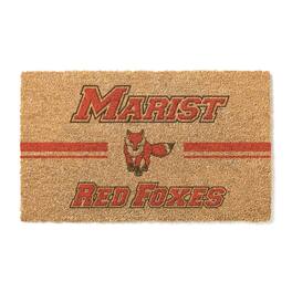 Jardine - Marist Red Foxes 18" x 30" Team Logo Doormat - Brown