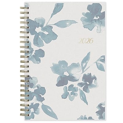 Blue Sky - 2026 Bakah 5" x 8" Weekly & Monthly Planner, Plastic Cover - Multicolored