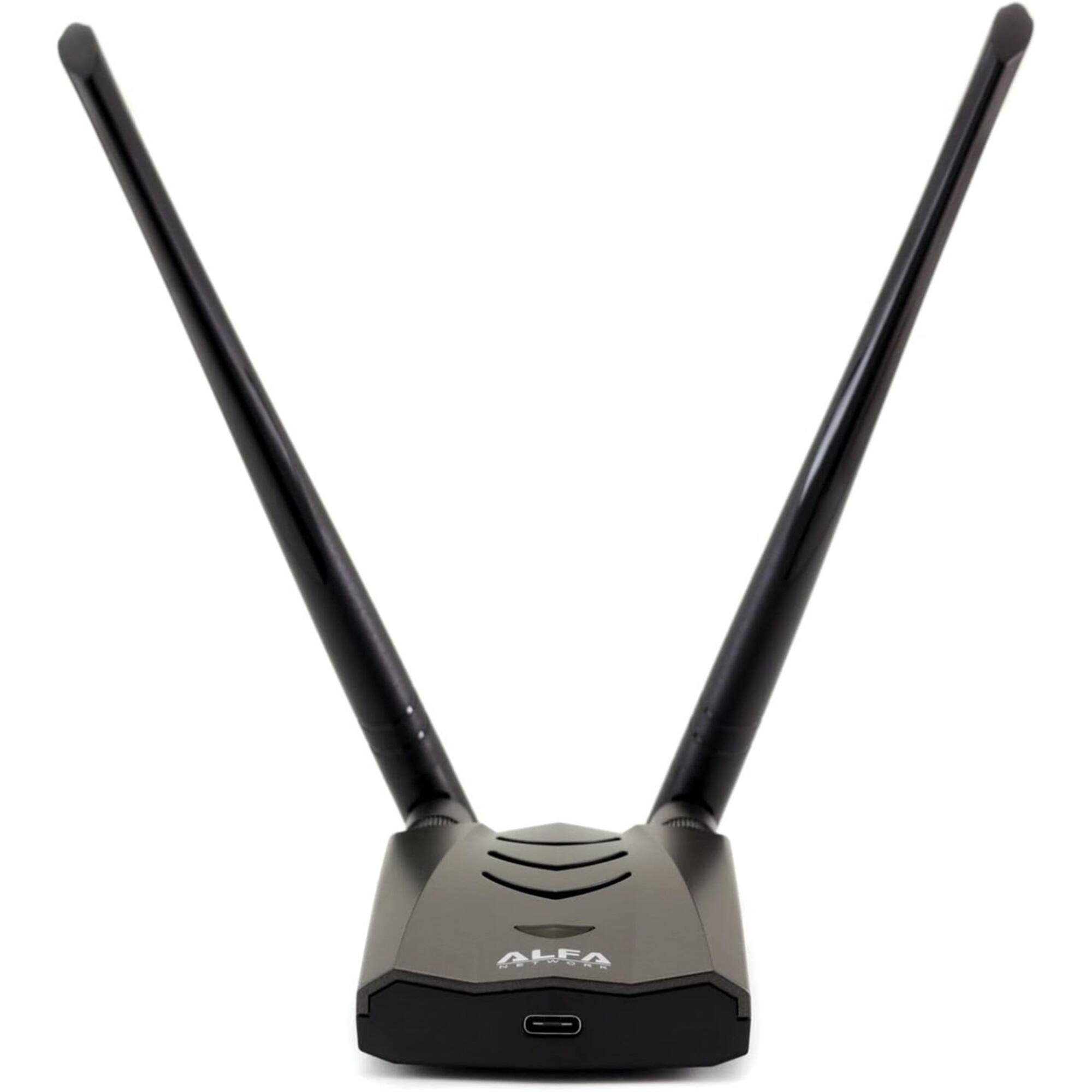 Alfa AWUS036ACH Type C Dual Band WiFi Adapter with 2x 5dBi