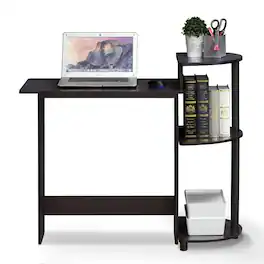 SlickBlue - Home Office Contemporary Computer Writing Desk - Black