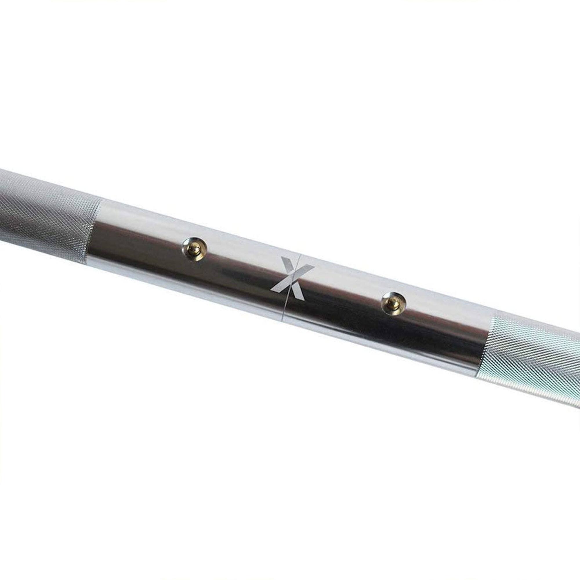 Alt View 1. AXLE - AXLE Lightweight Olympic Barbell with Weighted Plates, (Straps Not Included) - Silver.