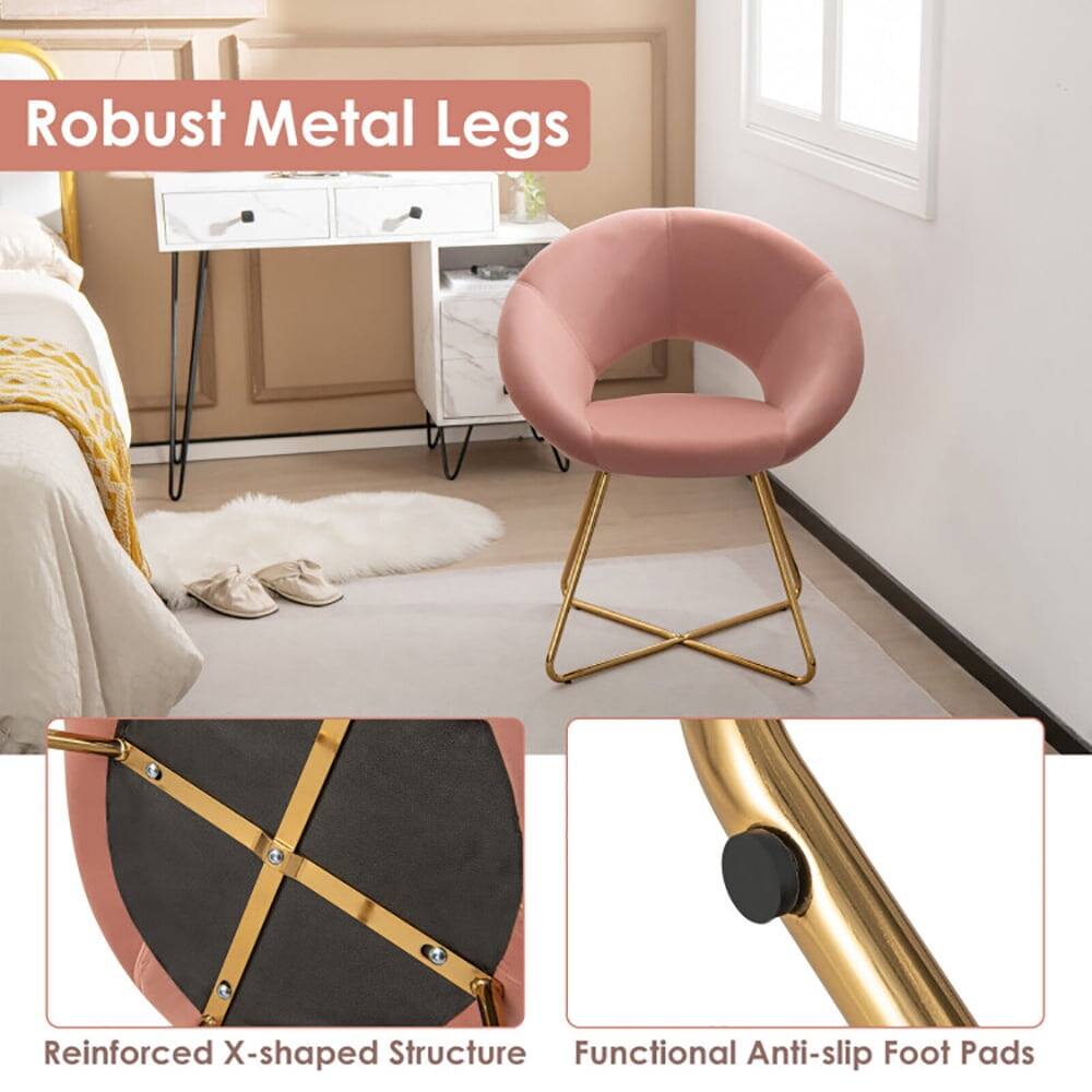 Robust Metal Legs + Reinforced X-shaped Structure + Functional Anti-slip Foot Pads