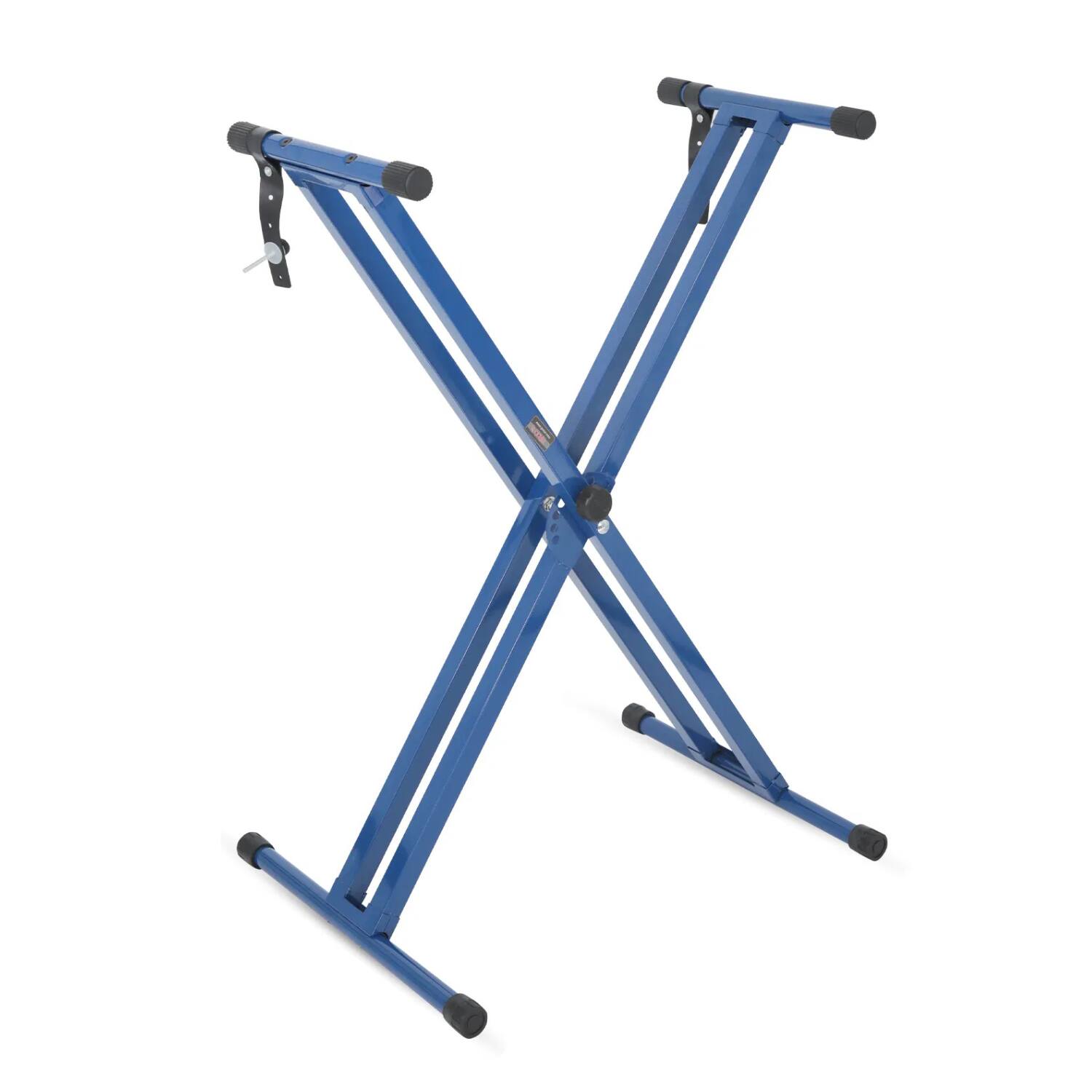 Stock Preferred - Double X-Style Heavy Duty Adjustable Piano Keyboard Stand - KS 2X BLU