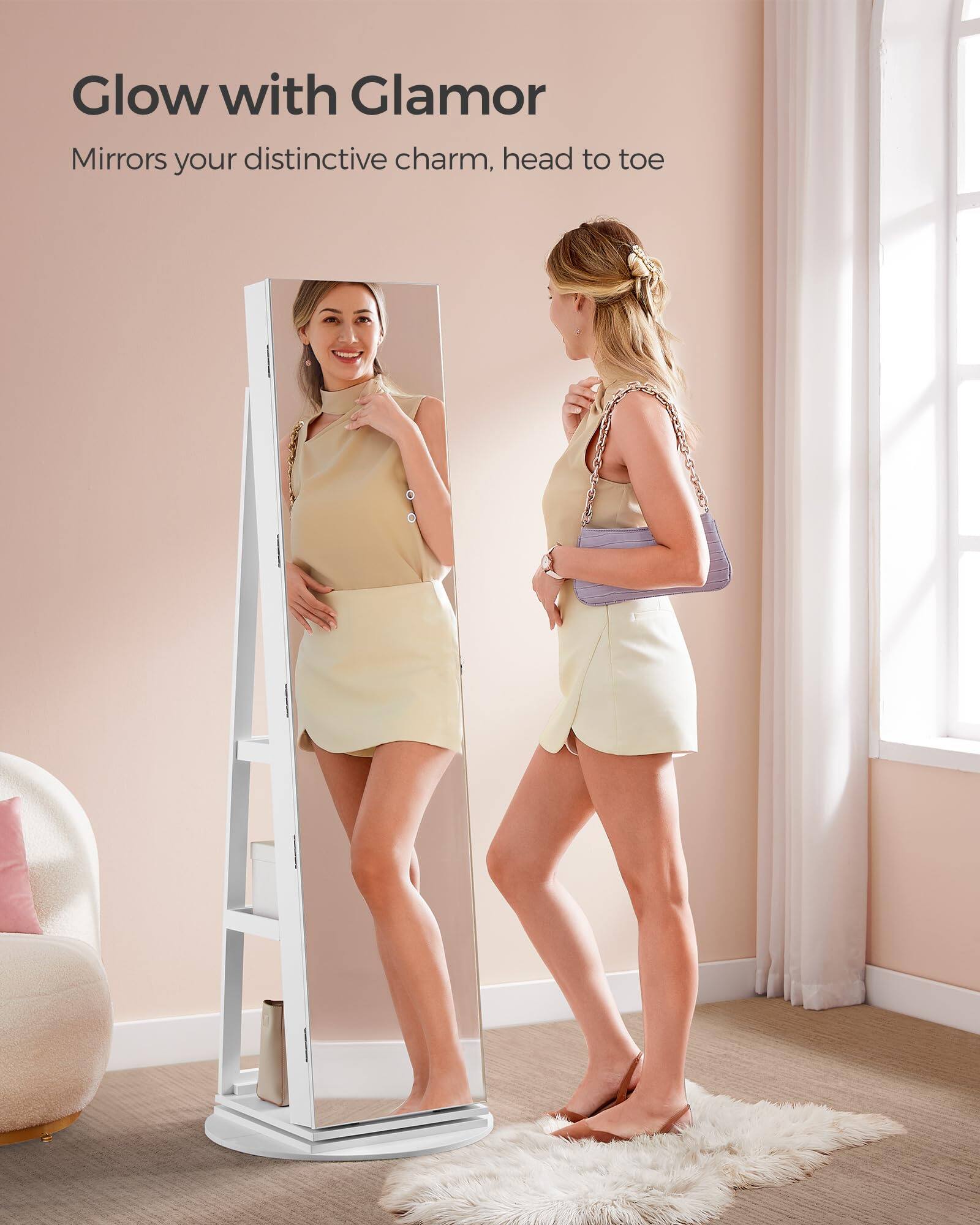 Glow with Glamor  
Mirrors your distinctive charm, head to toe