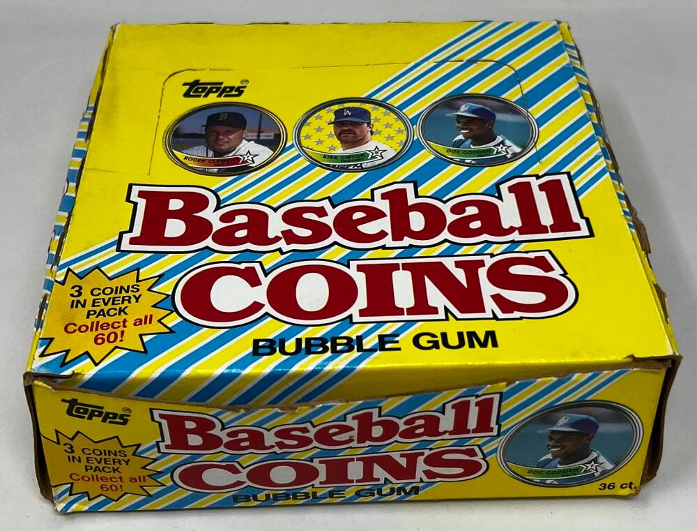 1989 Topps Baseball Coins Box