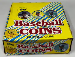 1989 Topps Baseball Coins Box