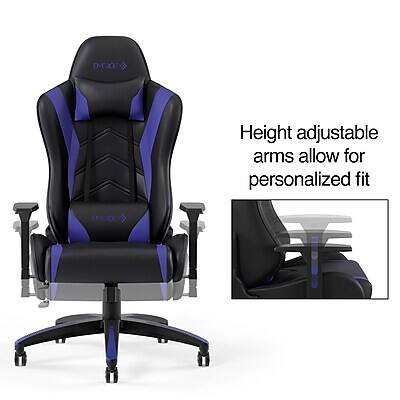 Height adjustable arms allow for personalized fit