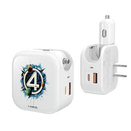 Keyscaper - Marvel Badge 2 in 1 USB Charger - Fantastic Four 2