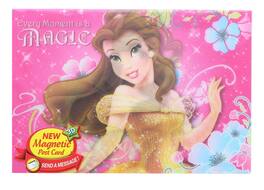 Disney - Princess Belle 3D Motion Picture Card Magnet - Pink