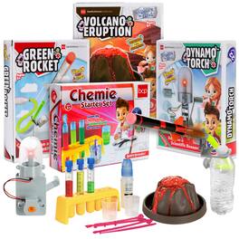 Best Choice Products - 4-in-1 Science Project Kit, STEM & STEAM DIY Lab Experiments for Kids - Multicolor
