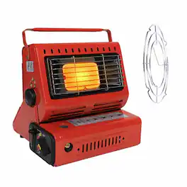 DirectDeals - 2 in 1 Portable Butane Burner Heater - Red
