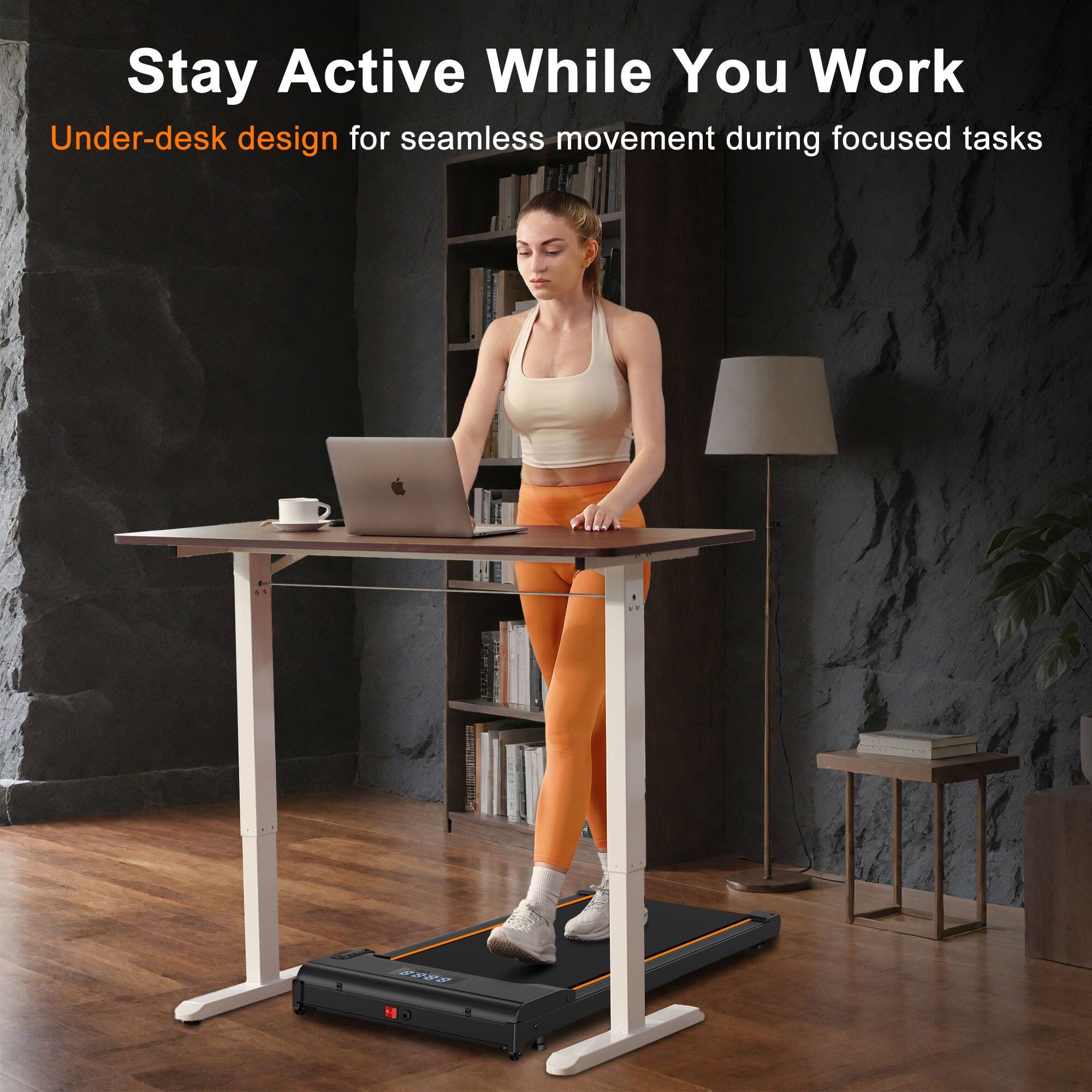 Stay Active While You Work

Under-desk design for seamless movement during focused tasks