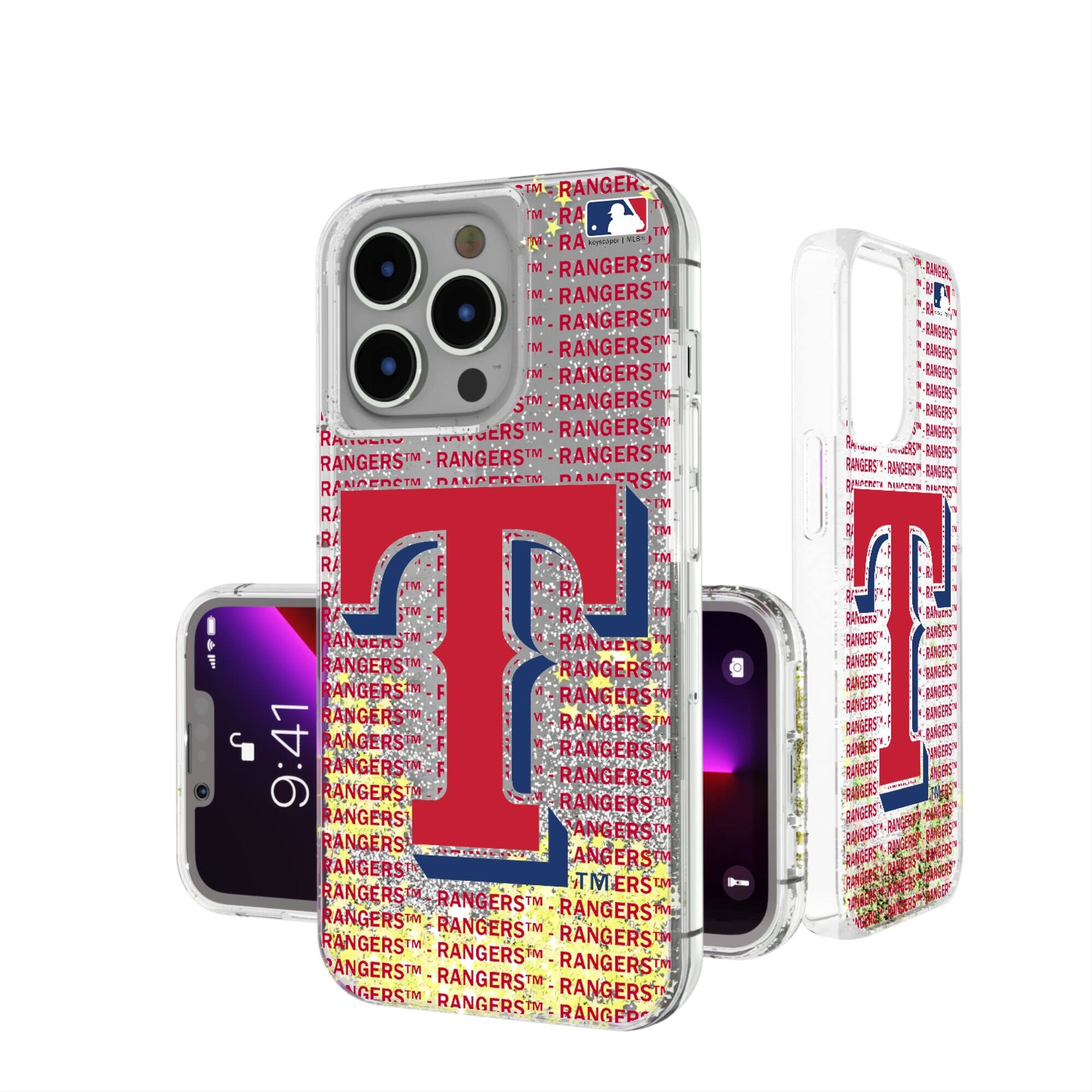 Keyscaper - MLB - Texas Rangers iPhone Text Backdrop Design Case - 16 Pro Max - Multicolor price history on PriceWatchPro