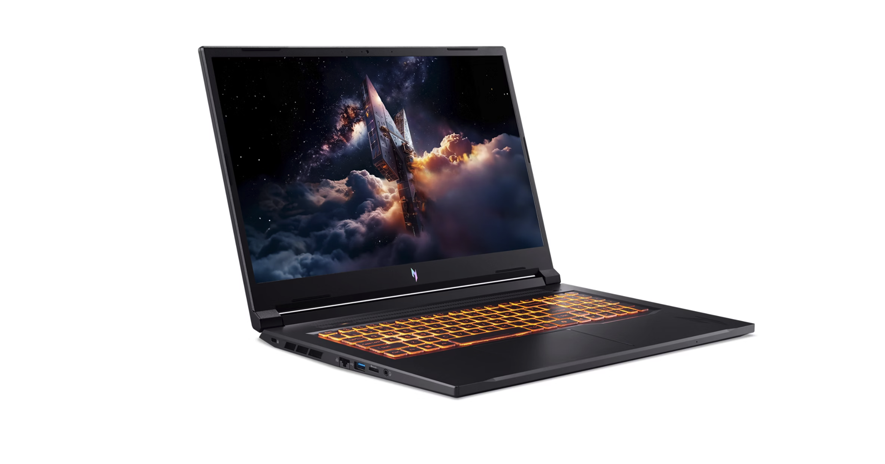Angle. Acer - 17.3" Nitro V 17 AI Laptop 1920x1080 Ryzen 7 Octa‑Core 32GB 1TB SSD ANV17‑41‑R75F.