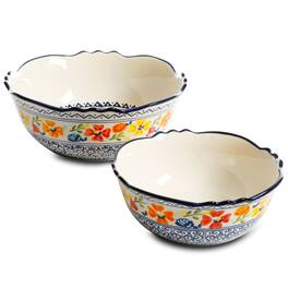 Gibson - Home Luxembourg 2 Piece Stoneware Bowl Set - Multi