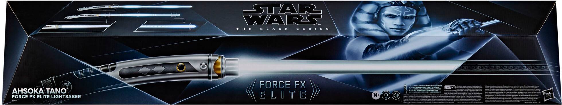 STAR WARS THE BLACK SERIES AHSOKA TANO FORCE FX ELITE LIGHTSABER