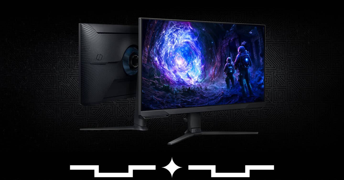 Alt View 25. Samsung - 32" Odyssey G51F QHD 180Hz 1ms AMD FreeSync Gaming Monitor with HDR10 (DisplayPort, HDMI) - Black.