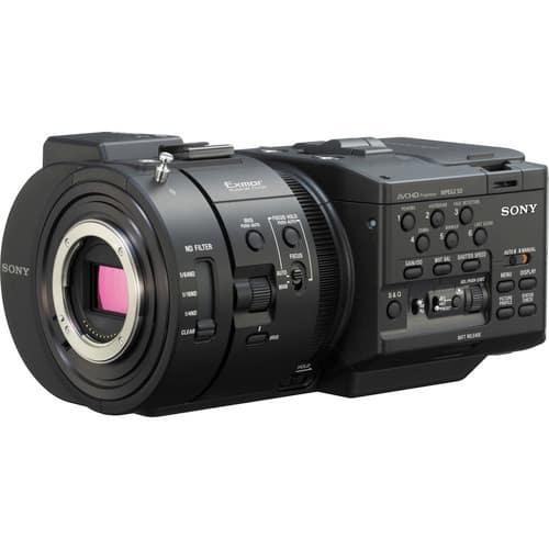 Sony - NEXFS700R NEX-FS700 4K Super 35mm Exmor CMOS Sensor NXCAM Camcorder Body (International Model)