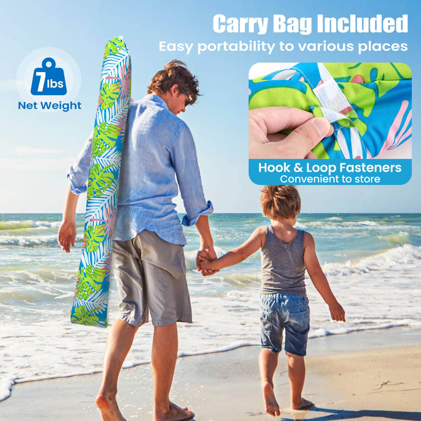 Carry Bag Included: Easy portability to various places. 7 lbs Net Weight. Hook & Loop Fasteners. Convenient to store.