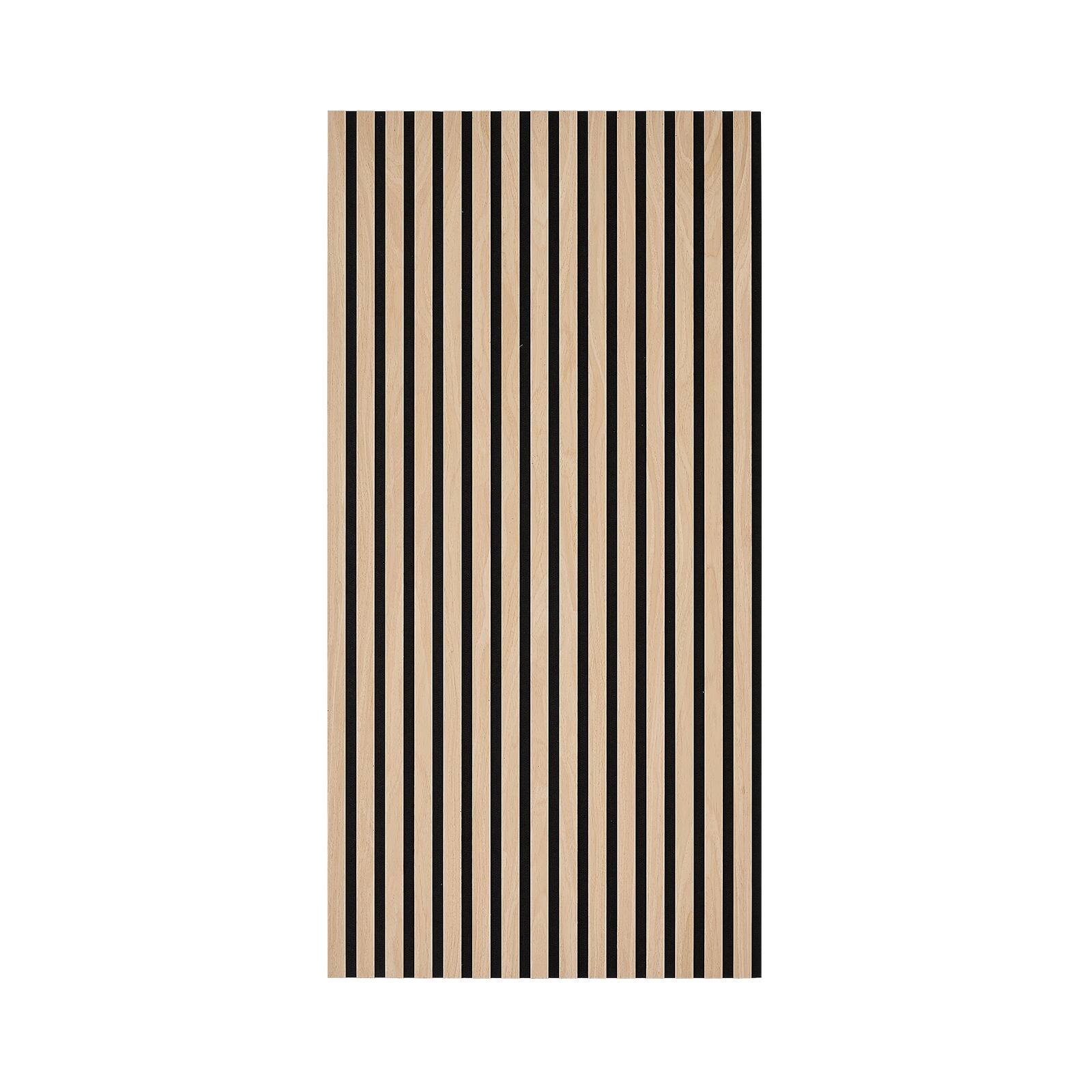 Alt View 5. VEVOR - Wood Wall Panels, 47.2 x 23.6 inches,Acoustic Slat Panels Oak Finish, Sound Absorbing for Living Rooms, Bedrooms,Offices - Oak.