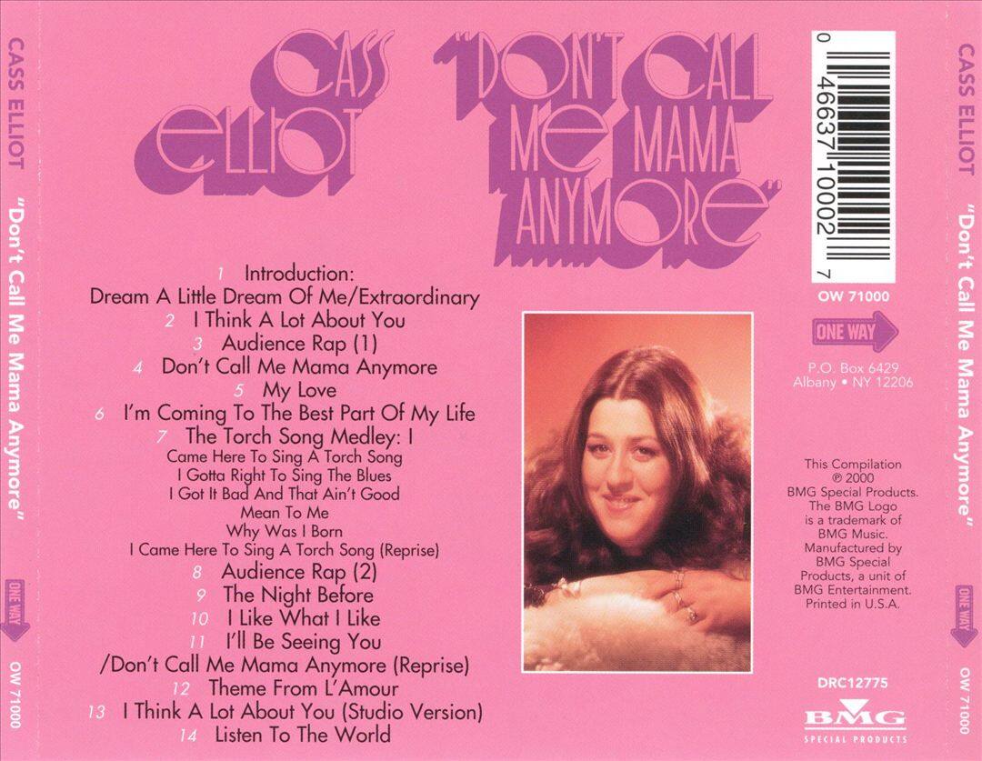 Back. Don't Call Me Mama Anymore [LP].