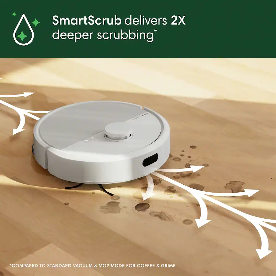 iRobot Roomba 405 (G185) Combo Vacuum & Mop + AutoWash Dock Dual ...
