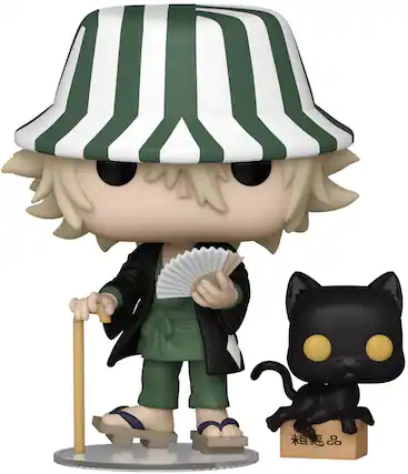 Front. Funko - FUNKO POP! ANIME: Bleach - Kisuke with Yoruichi - COLLECTIBLES - Multicolor.