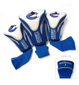 Team Golf - Vancouver Canucks 3-Pack Contour Headcover Set - Multicolor