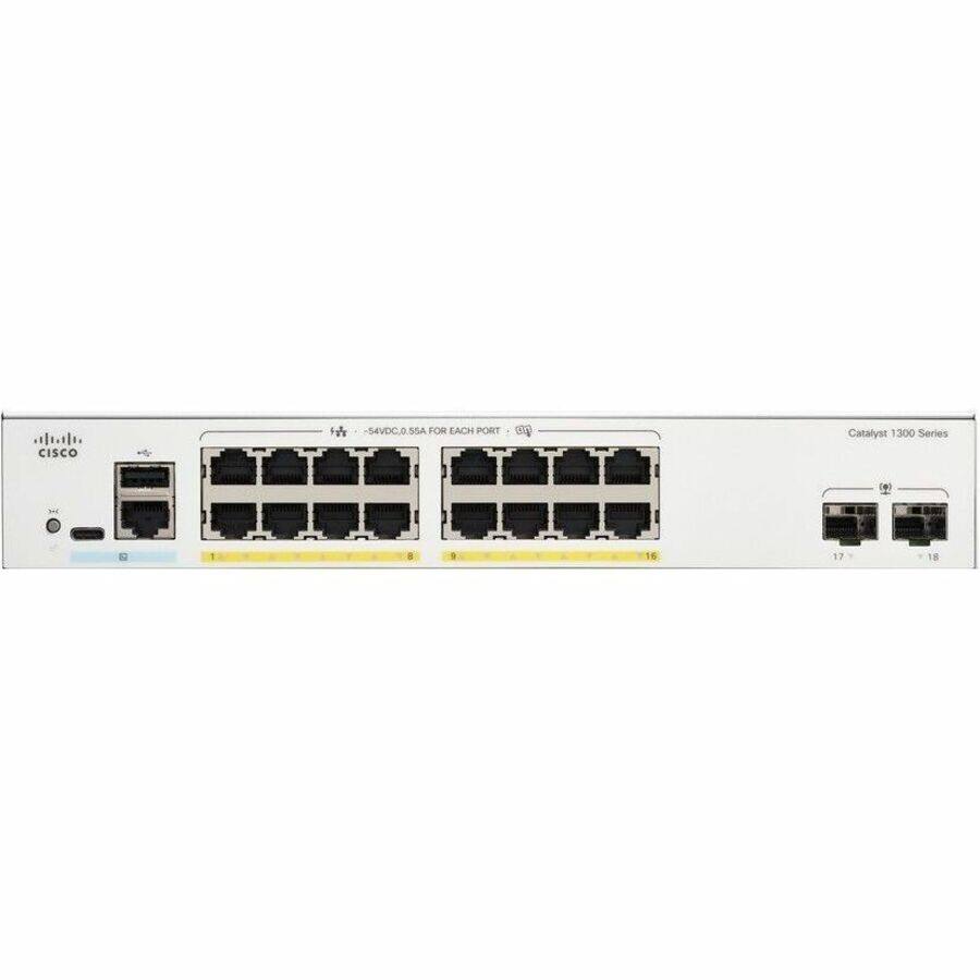 CISCO h SEVDC o YA FOR EACH PORT da Catalyst 1300 Series a 16 17 18