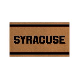Evergreen Enterprises - Syracuse Orange 28" x 16" Primary Logo Outdoor Coir Entryway Mat - Multicolor