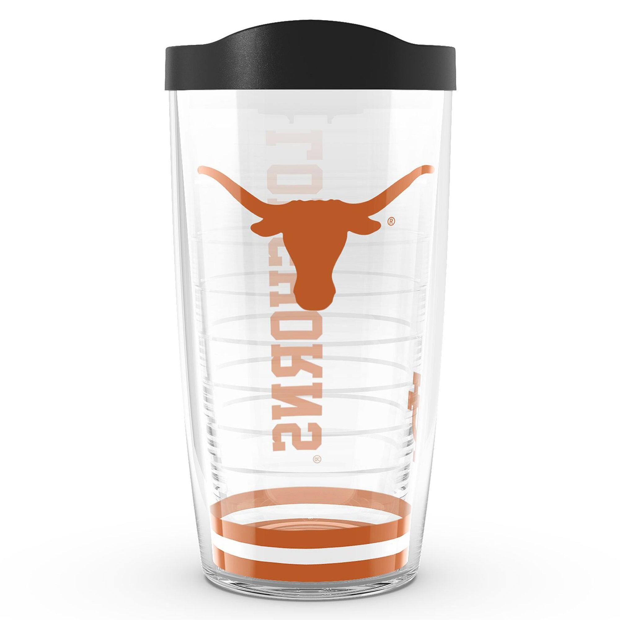 Front. Tervis - Texas Longhorns 16oz. Arctic Classic Travel Tumbler - Multicolor.